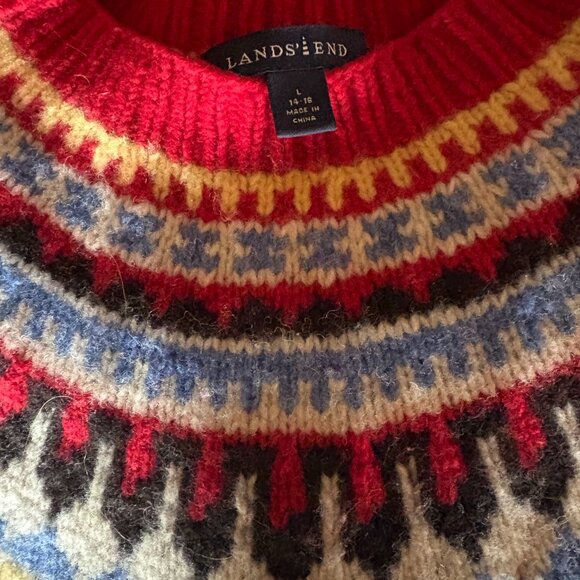 Lands End Sweater L - Picture 2 of 3